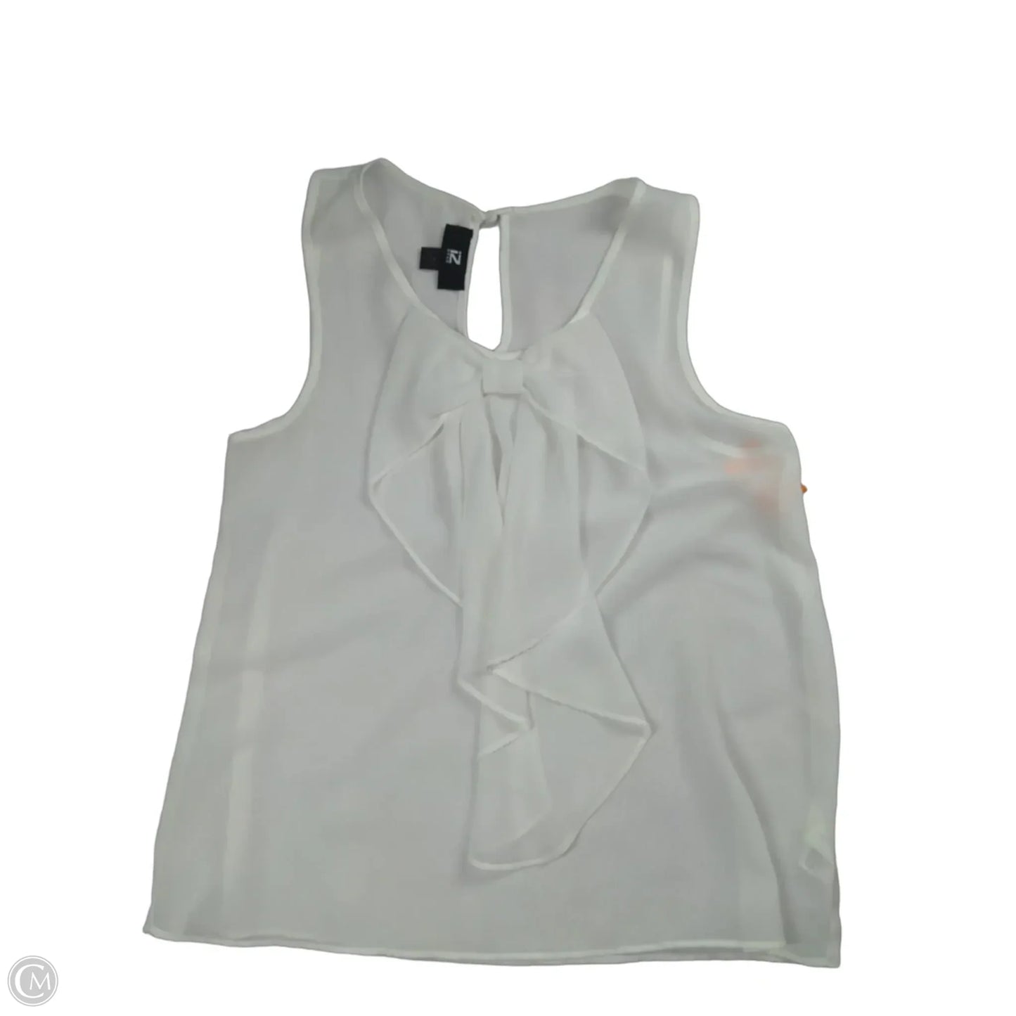 Top Sleeveless By Iz Byer In White, Size: M