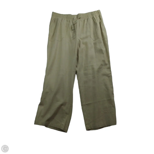 Pants Linen By Cato In Tan, Size: 18