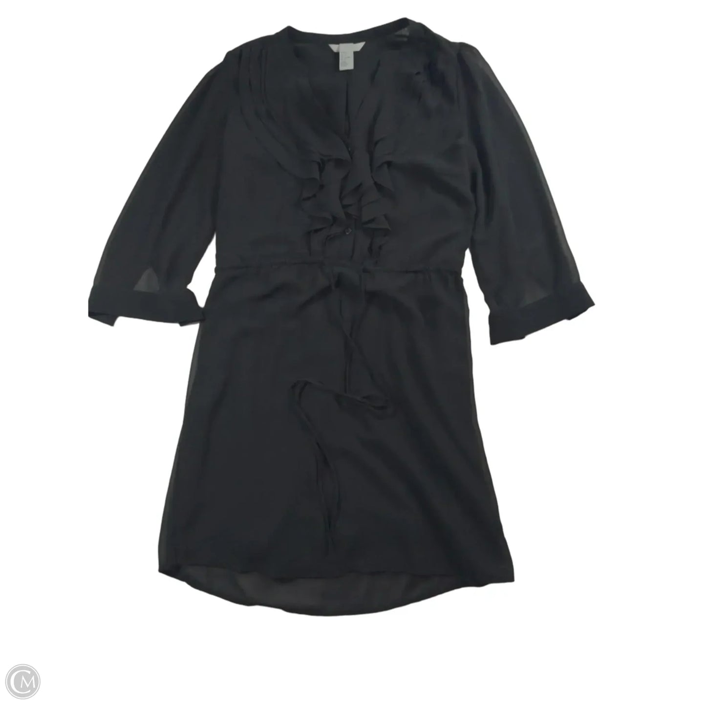 Dress Casual Short By H&m In Black, Size: 8