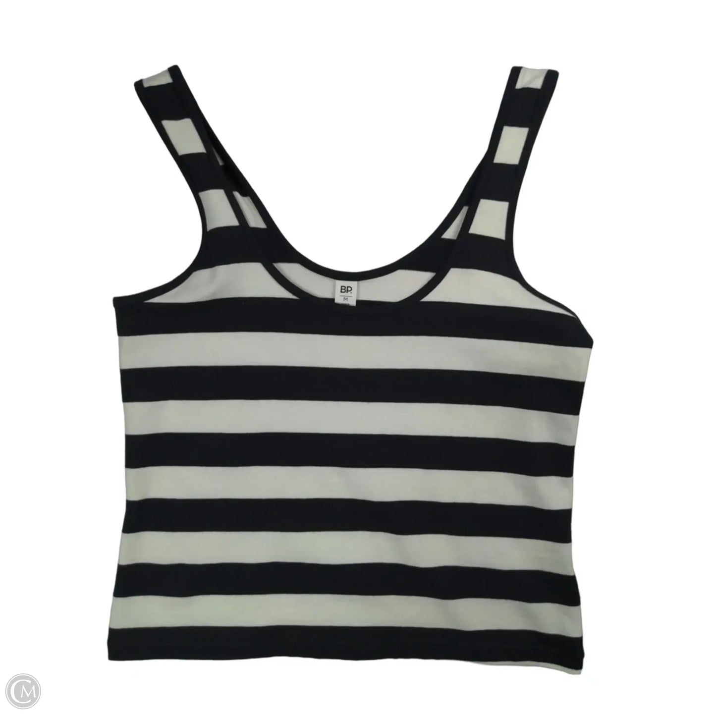Top Sleeveless By Bp In Striped Pattern, Size: M