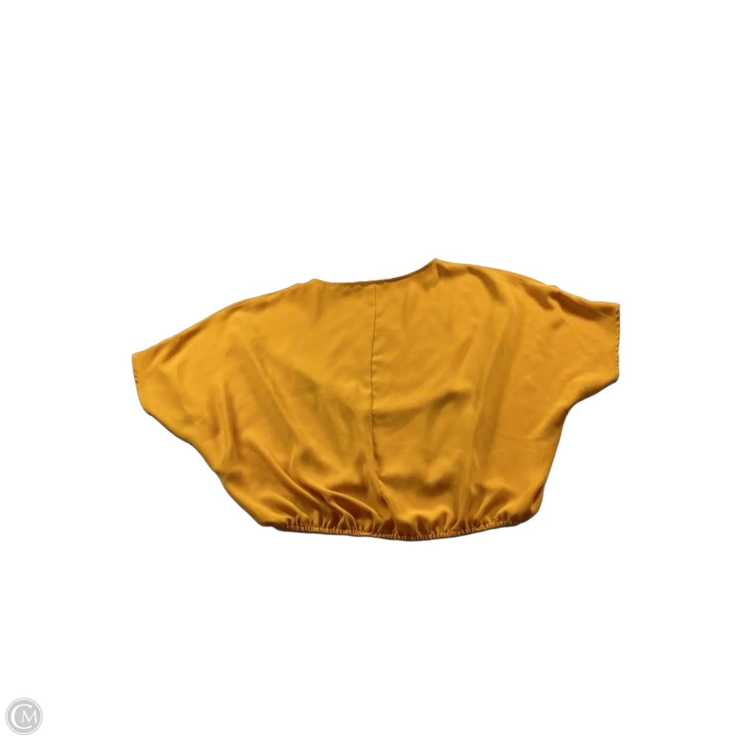 Top Short Sleeve By Trina Turk In Yellow, Size: Xs