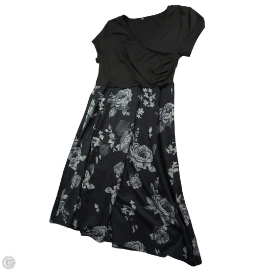 Dress Casual Short By Clothes Mentor In Floral Print, Size: M
