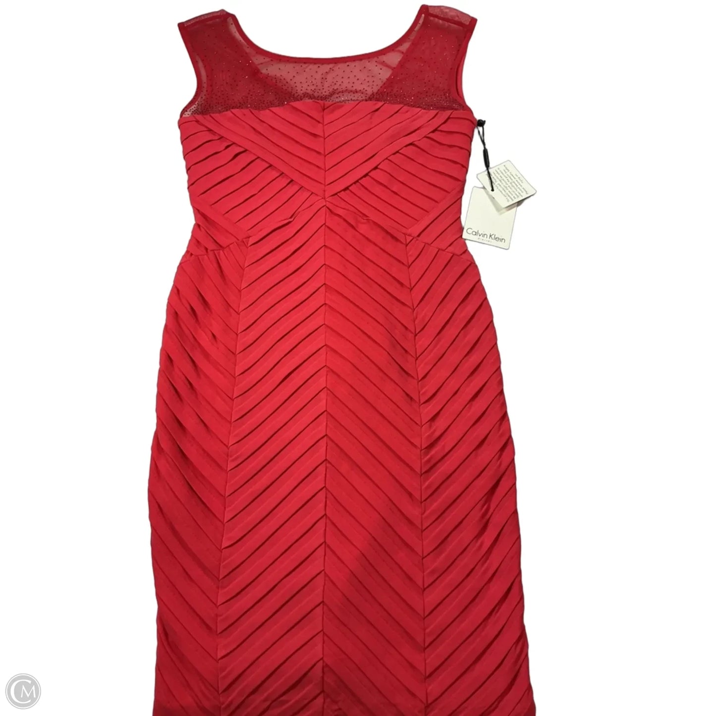 Dress Party Short By Calvin Klein In Pink, Size: 6