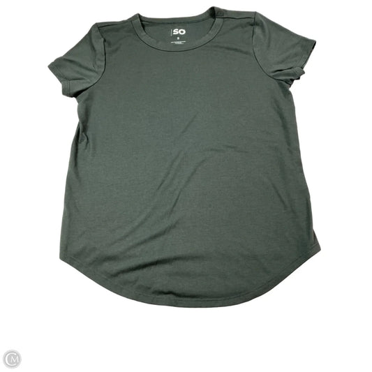 Top Short Sleeve Basic By So In Grey, Size: S