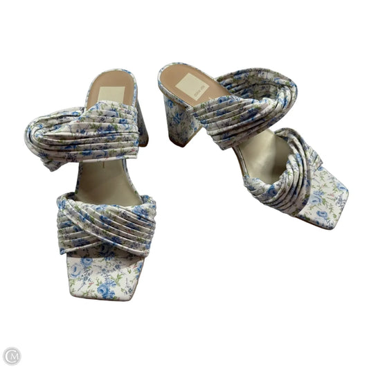 Shoes Heels Block By Dolce Vita In Floral Print, Size: 9