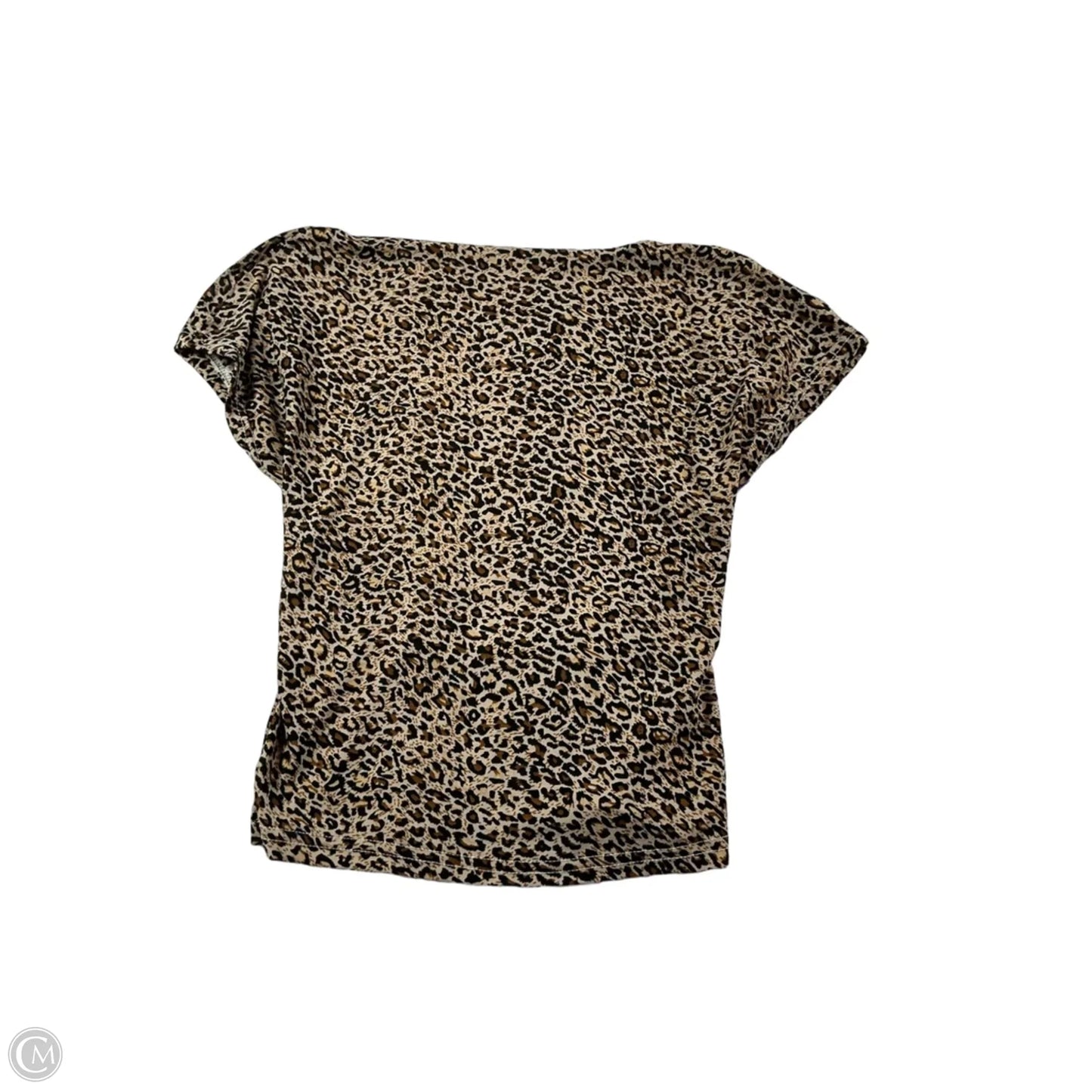 Top Short Sleeve By Clothes Mentor In Animal Print, Size: Xs