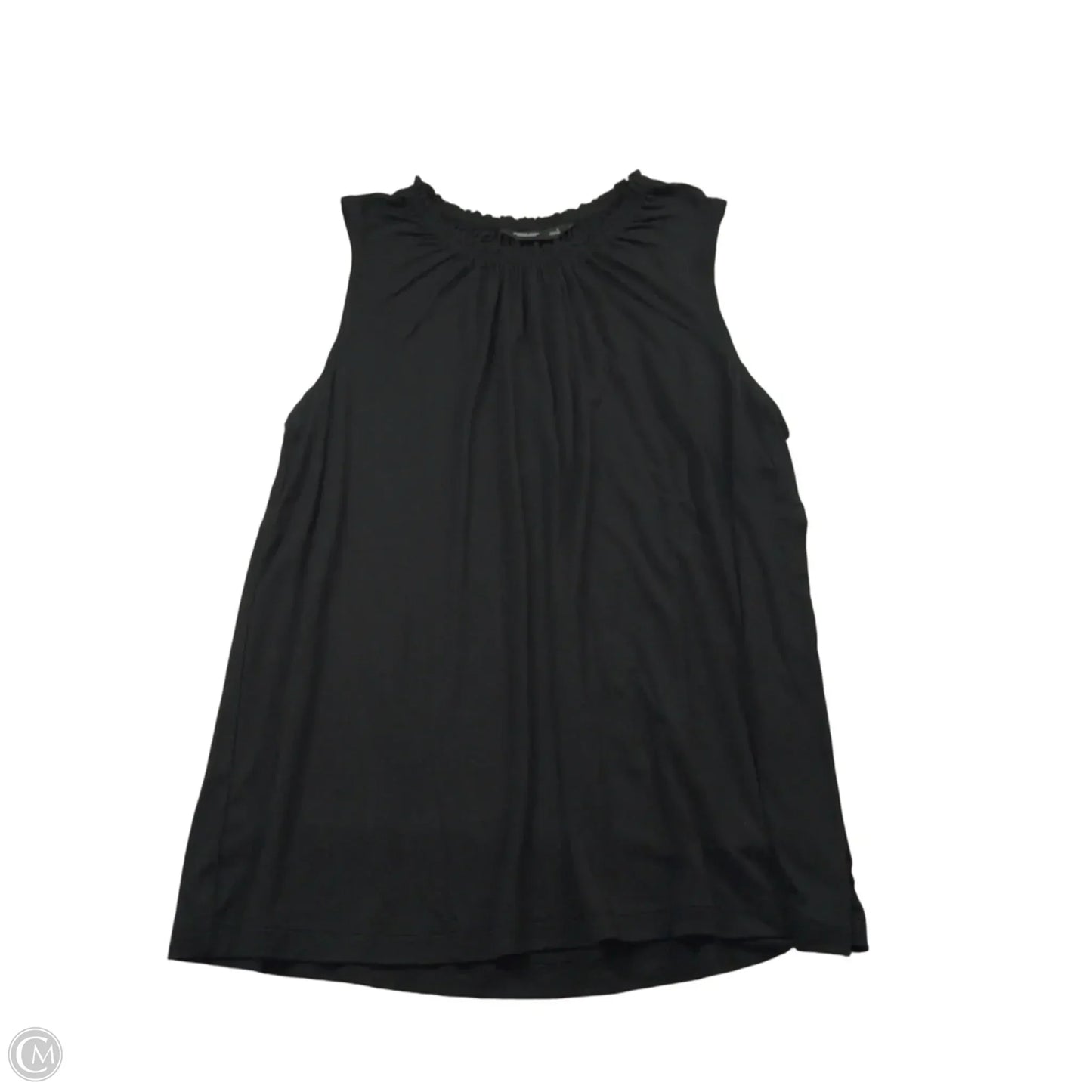 Top Sleeveless By Simply Vera In Black, Size: L