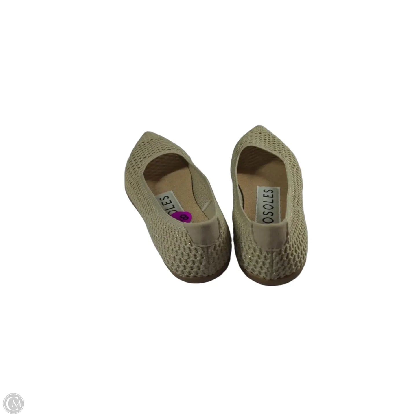 Shoes Flats By Aerosoles In Gold, Size: 8.5
