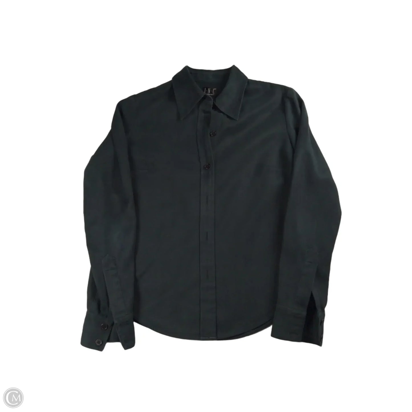 Top Long Sleeve By Inc In Black, Size: 6
