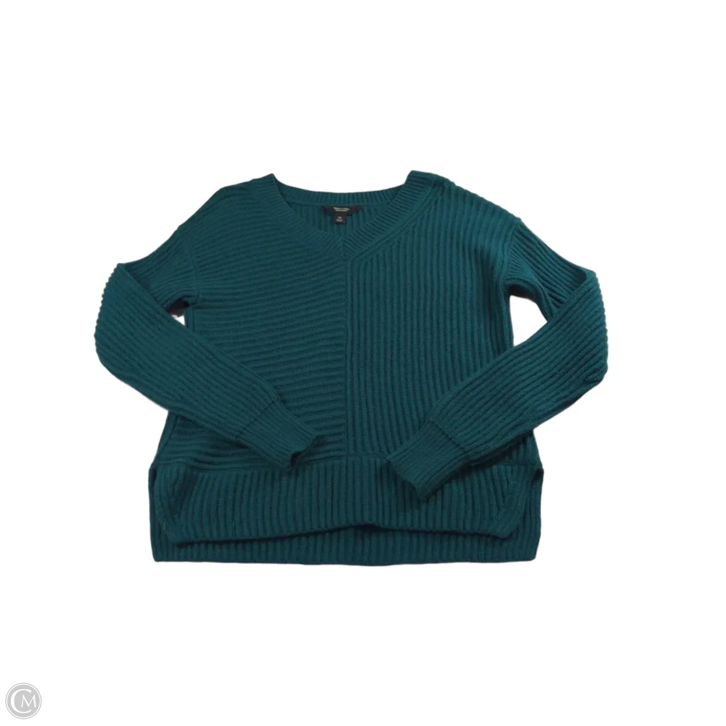 Sweater By Simply Vera In Teal, Size: Xs