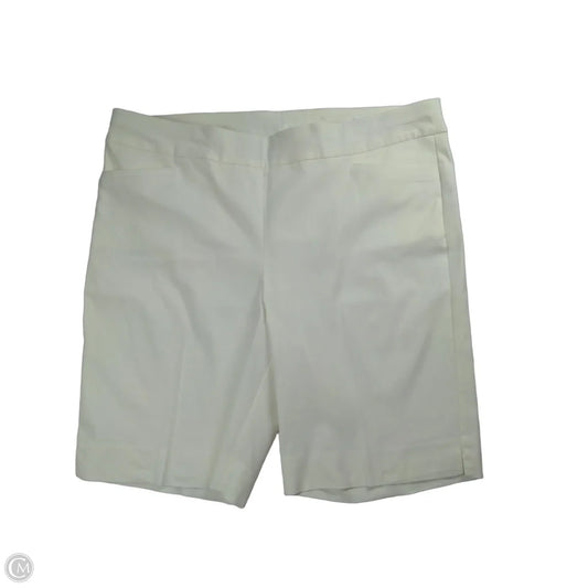 Shorts By Chicos In White, Size: Xl