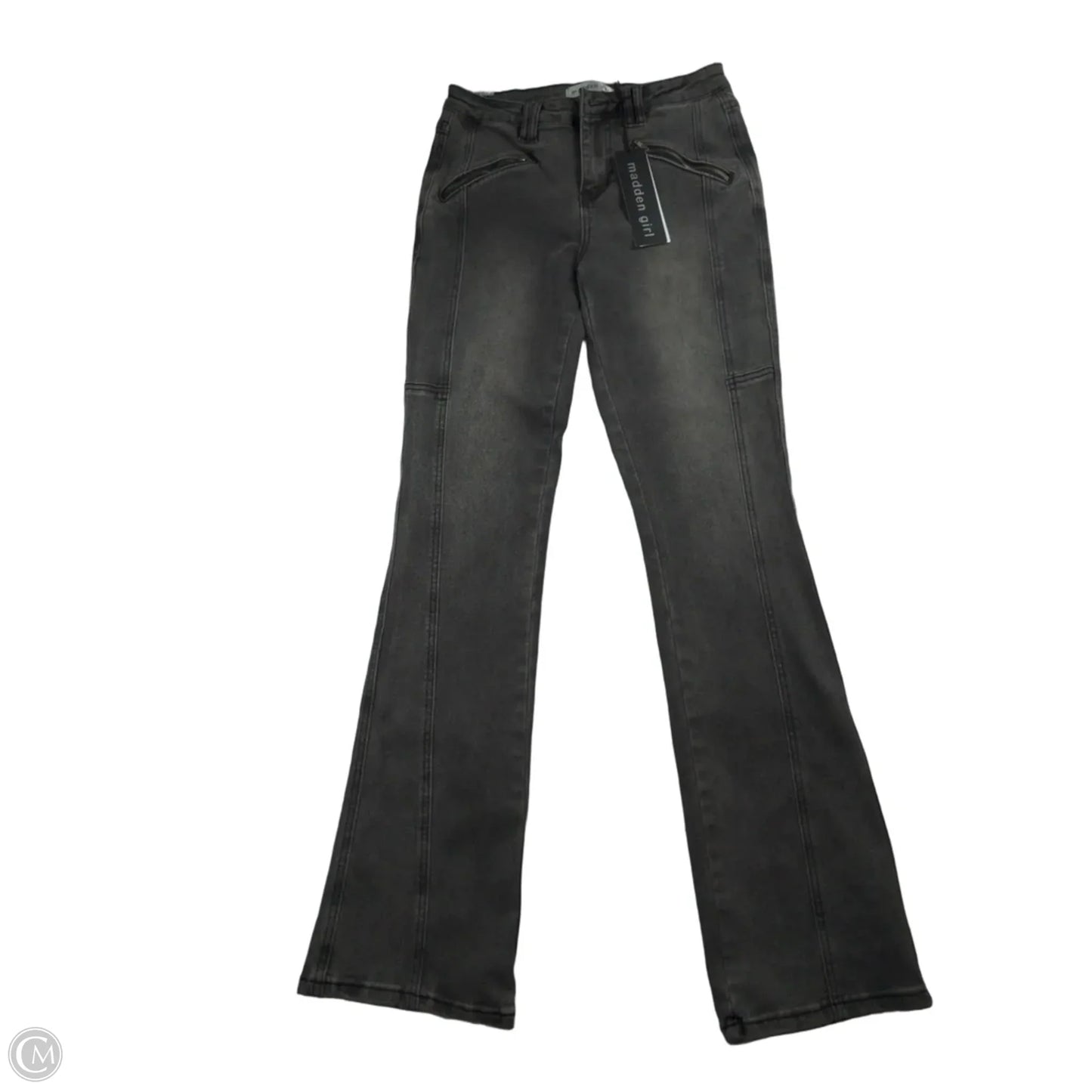 Jeans Boot Cut By Madden Girl In Grey, Size: 4
