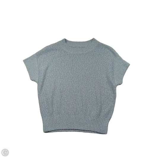 Sweater Short Sleeve By Loft In Blue, Size: S