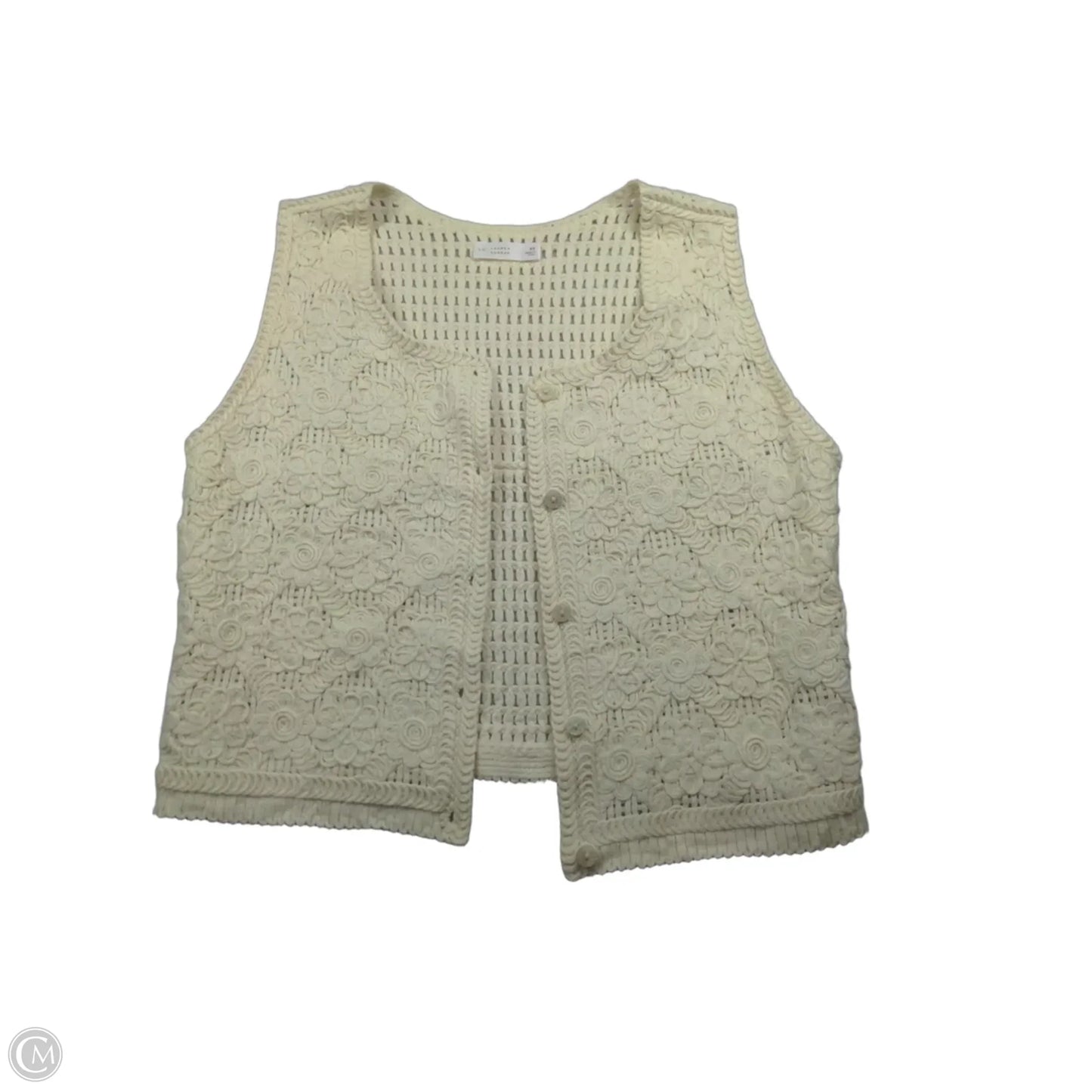 Vest Other By Clothes Mentor In Beige, Size: Xs
