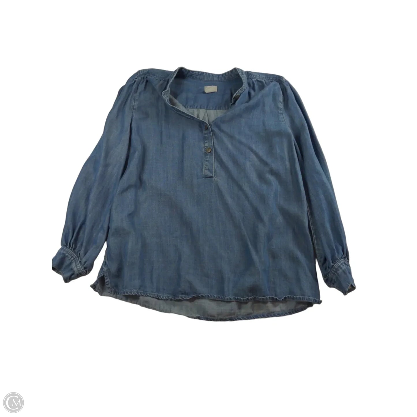 Top Long Sleeve By Chicos In Blue, Size: 0