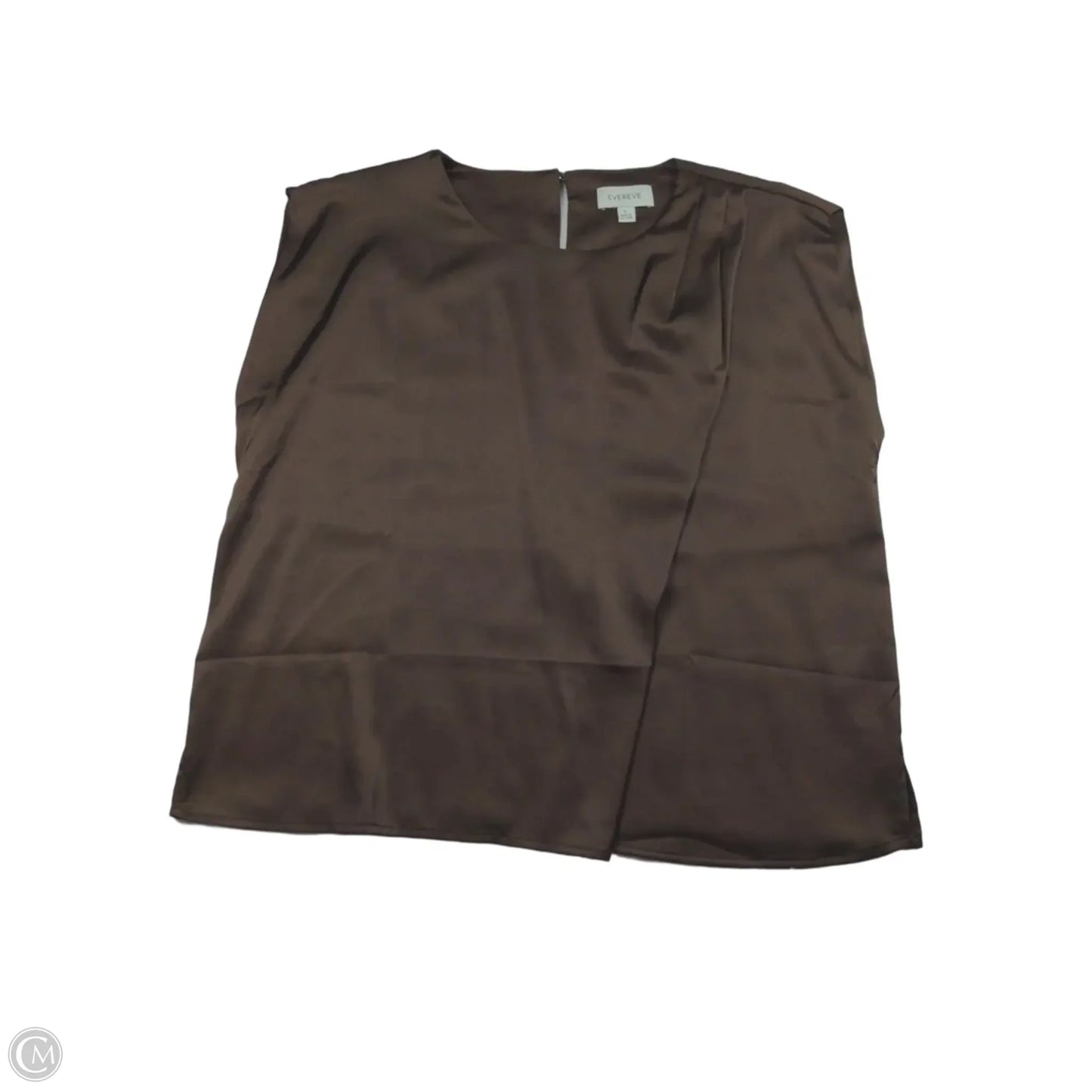 Top Sleeveless By Evereve In Brown, Size: L