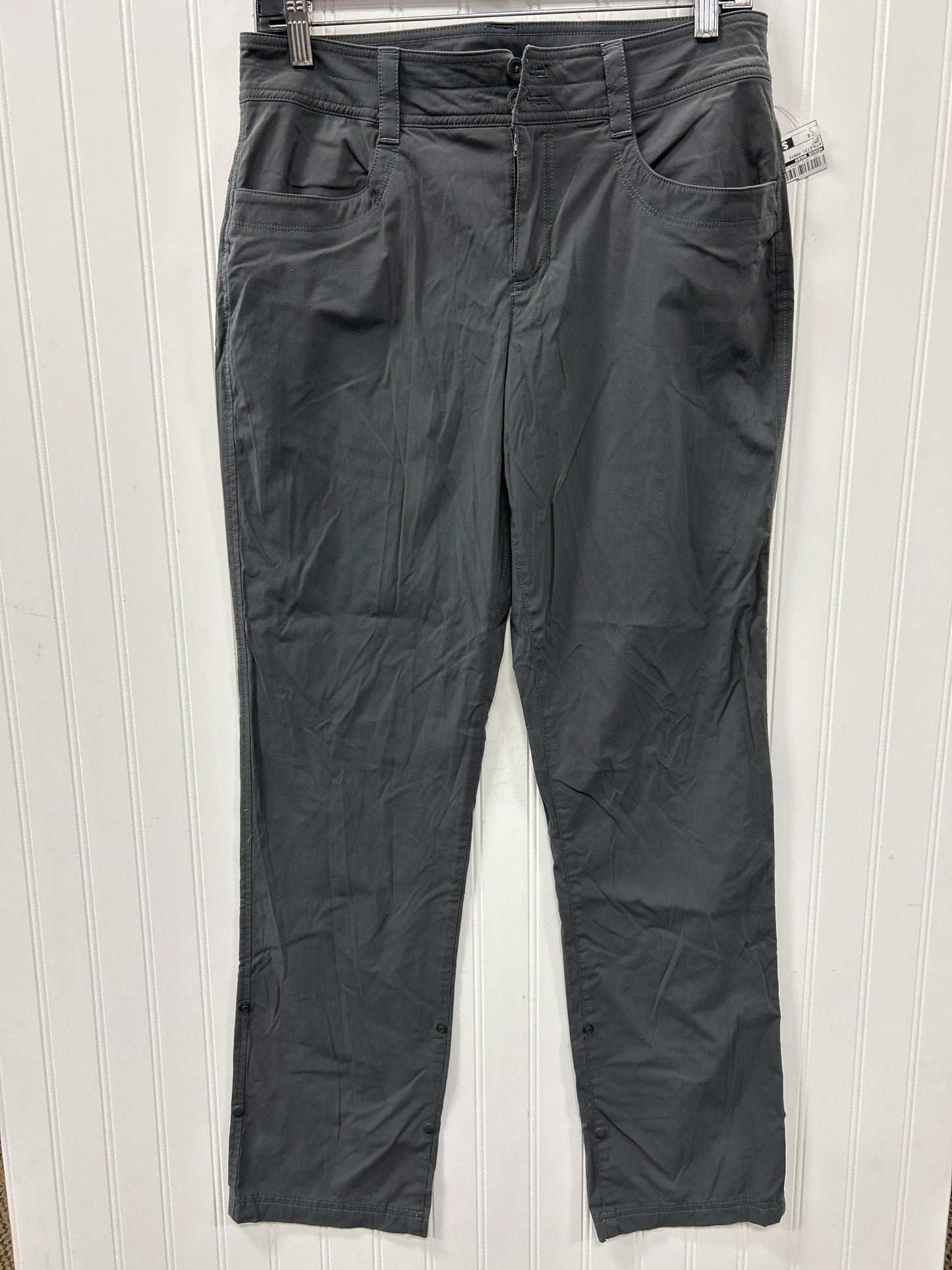 Athletic Pants By Eddie Bauer In Grey, Size:8