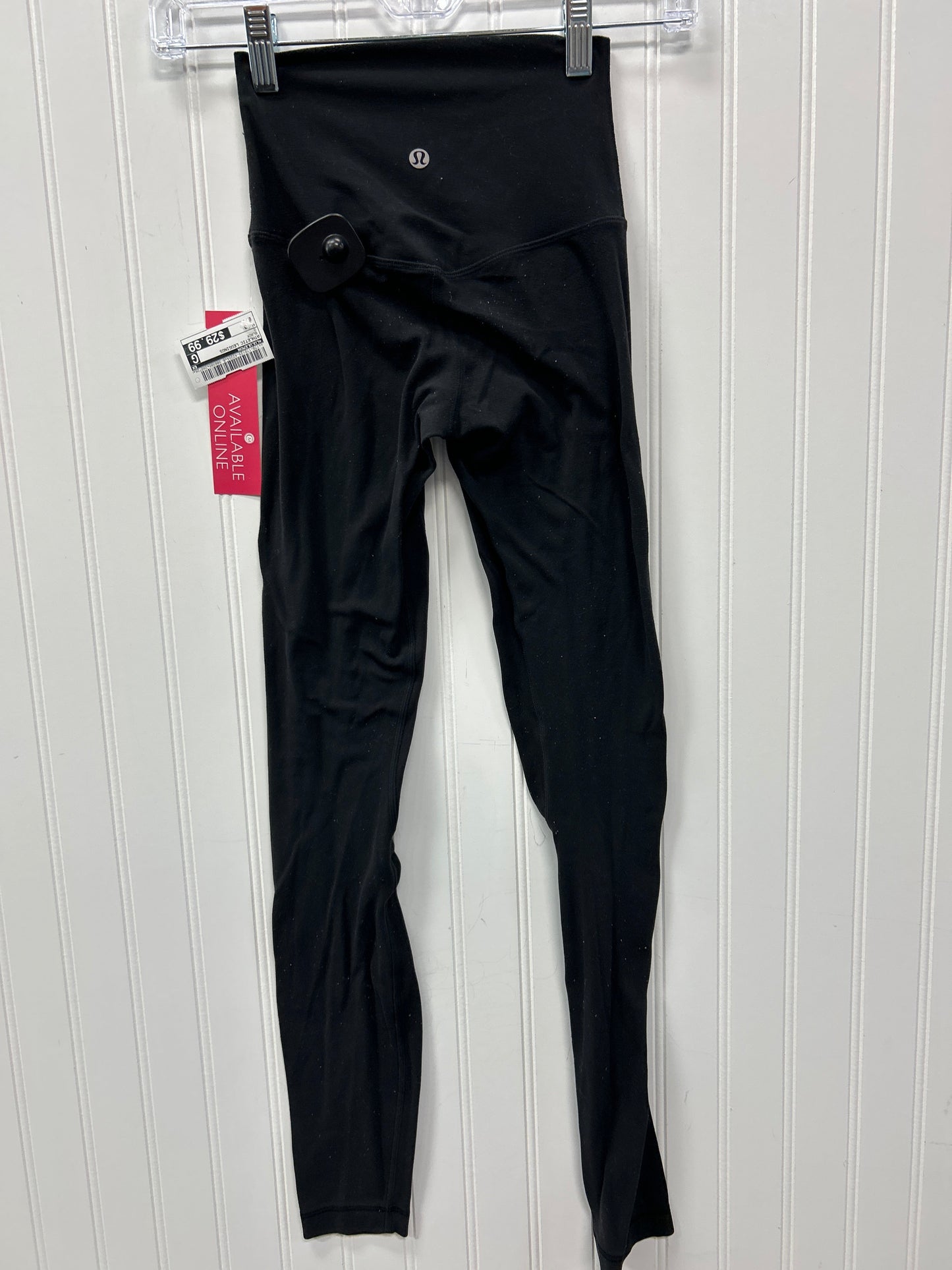Athletic Leggings By Lululemon In Black, Size:0