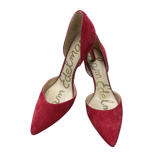 Shoes Heels Kitten By Sam Edelman In Red, Size:8.5