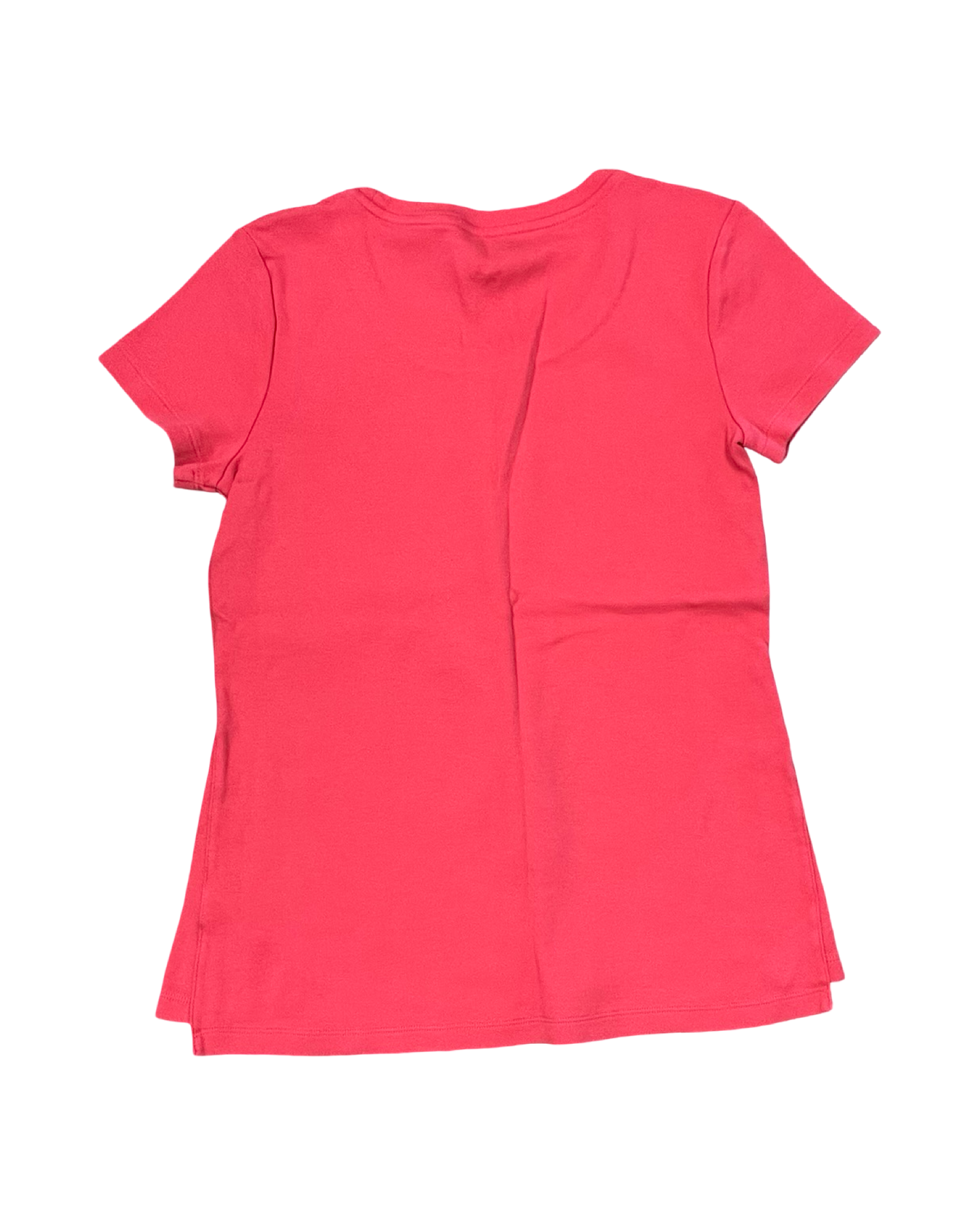 Top Ss Basic By Isaac Mizrahi In Coral, Size:Xs