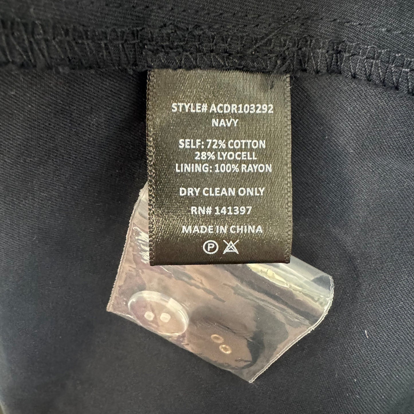 McKinley Button-Front Midi Dress By ASTR The Label In Navy, Size: M