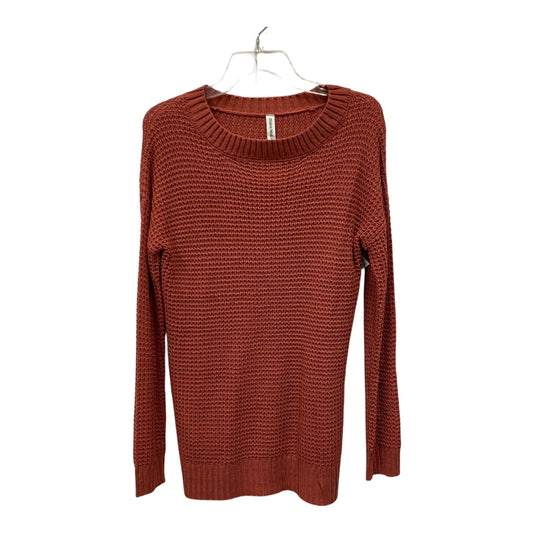 Sweater By Zenana Outfitters In Orange, Size:S