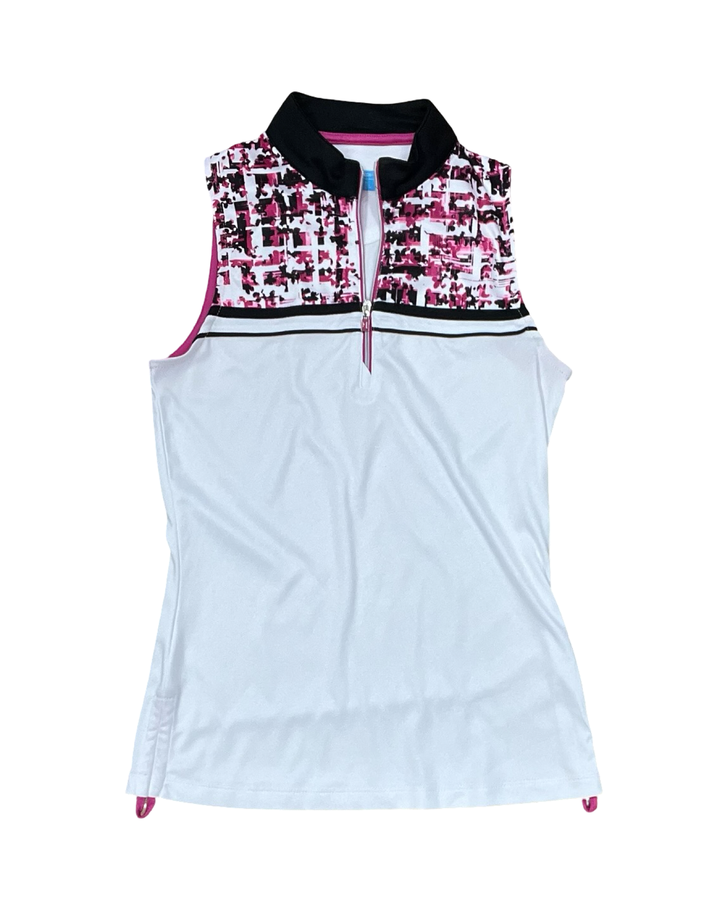 Athletic Tank Top By Pga Tour In Pink & White, Size:Xs
