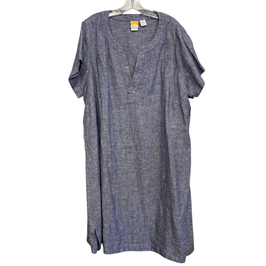 Dress Casual Short By C And C In Blue, Size:2X