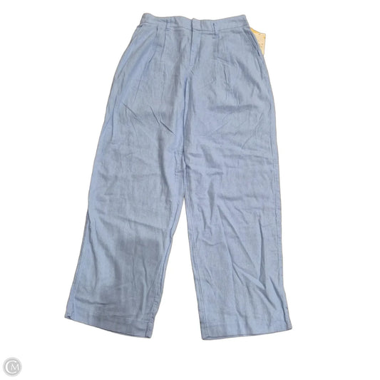 Pants Linen By A New Day In Blue, Size: 8
