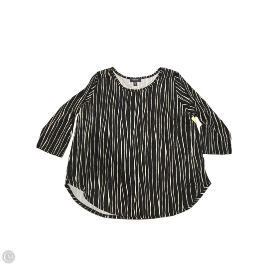 Top 3/4 Sleeve By Karen Kane In Cream, Size: 1x