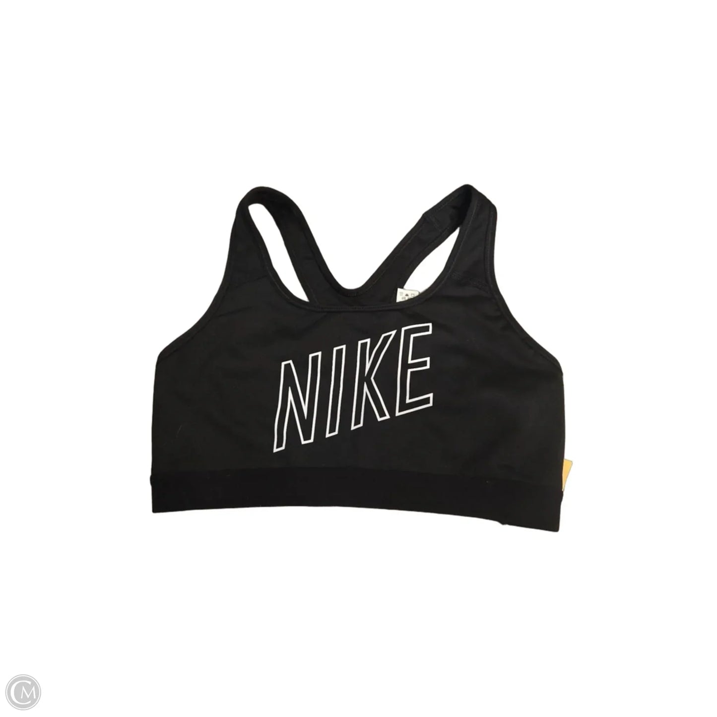 Athletic Bra By Nike In Black, Size: M