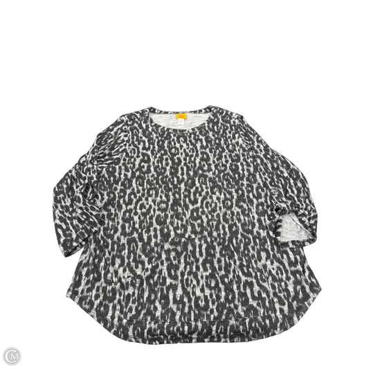 Top Long Sleeve By Ruby Rd In Animal Print, Size: 2x