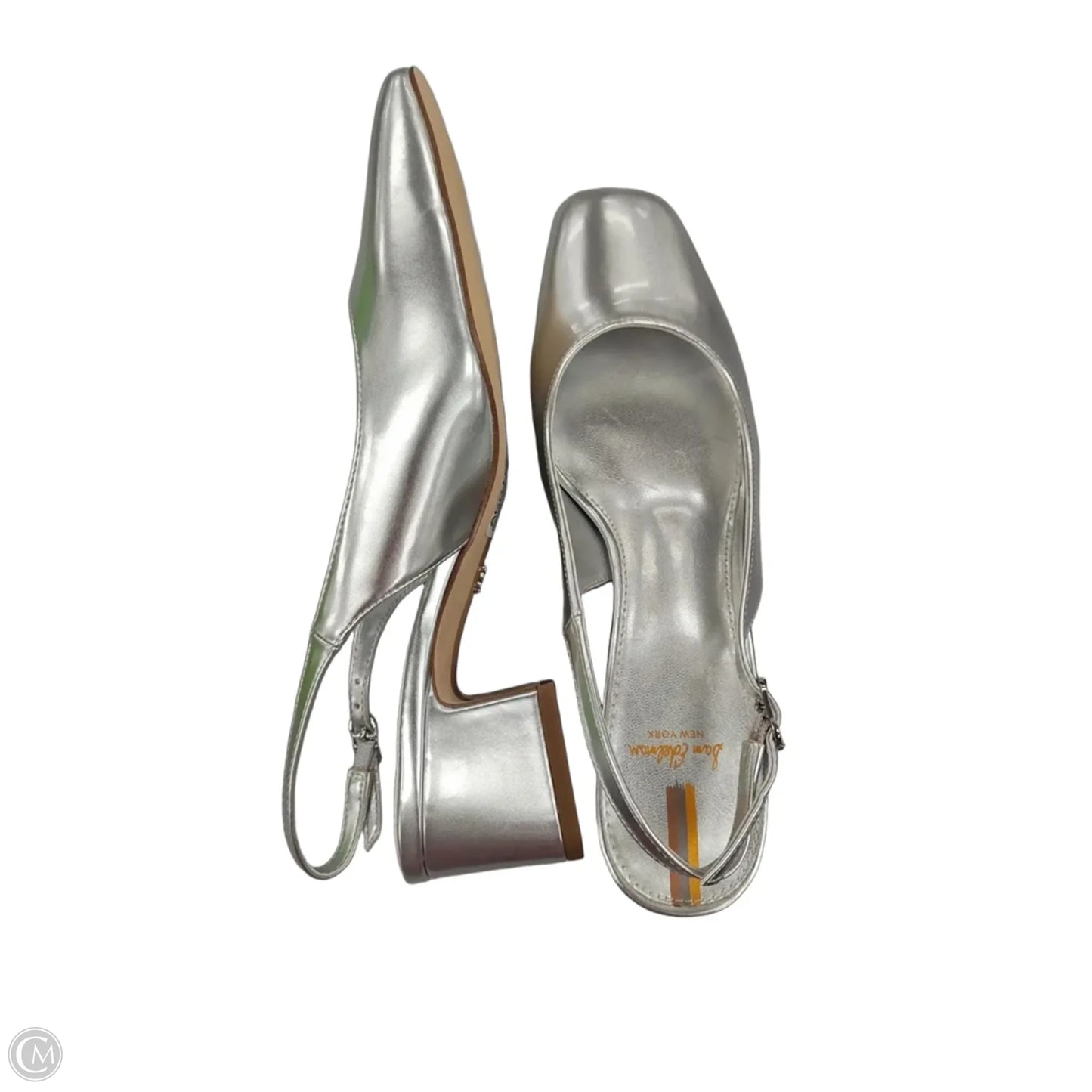 Shoes Heels Block By Sam Edelman In Silver, Size: 8