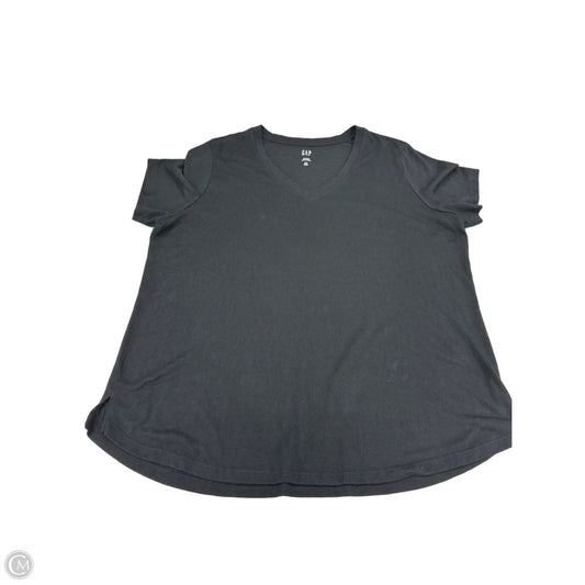 Top Short Sleeve By Gap In Black, Size: Xxl