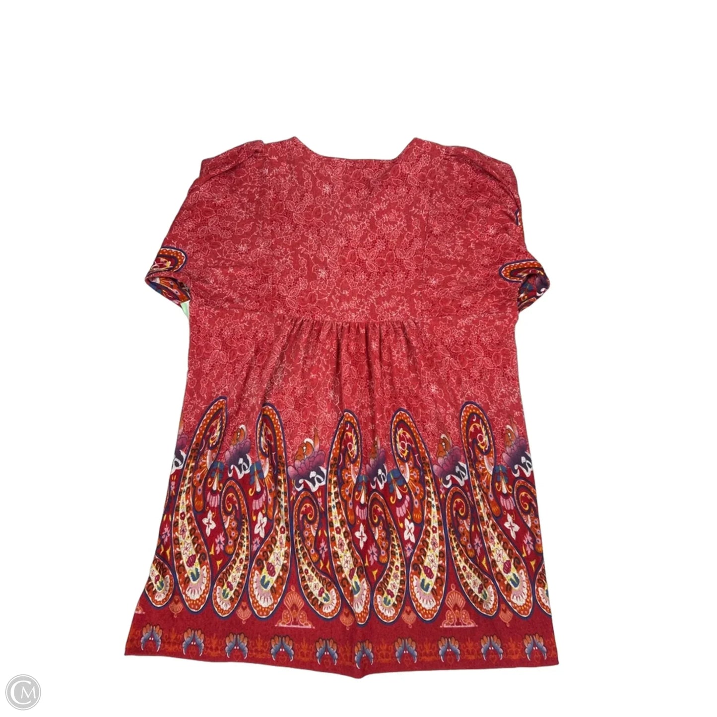 Dress Casual Short By White Mark In Red, Size: 3x