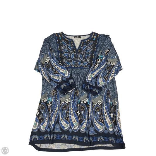 Dress Casual Short By White Mark In Blue, Size: 3x
