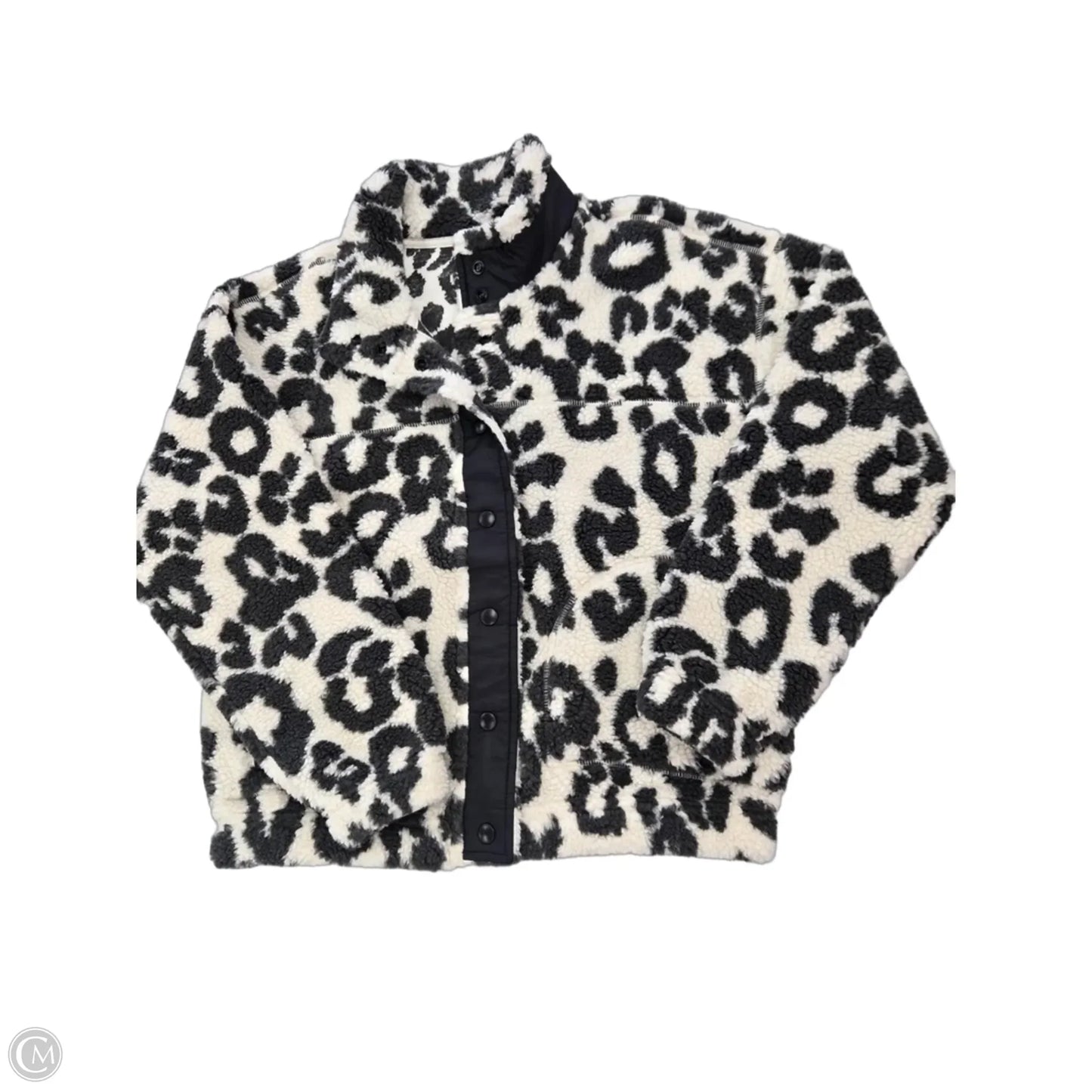 Jacket Fleece By Old Navy In Animal Print, Size: S