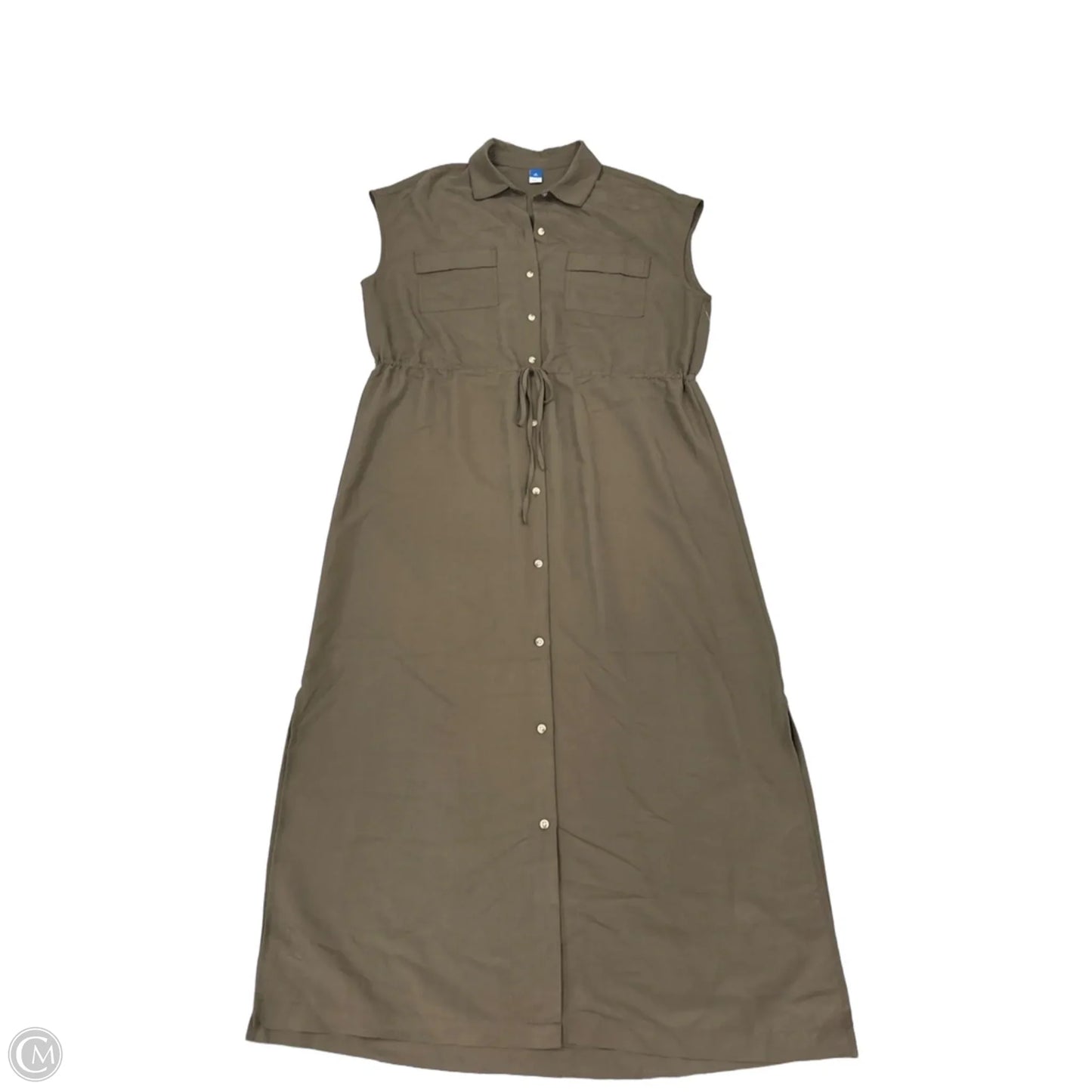 Dress Casual Maxi By Old Navy In Green, Size: M