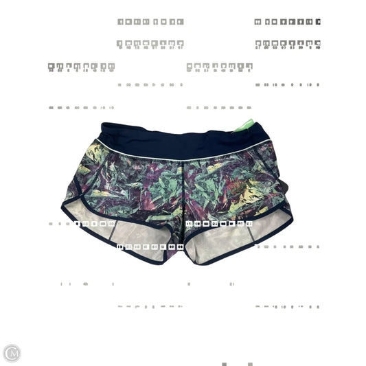 Athletic Shorts By Lululemon In Blue, Size: 8