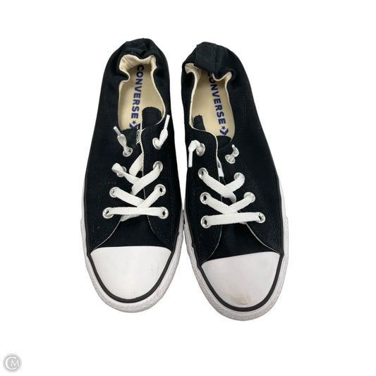 Shoes Flats By Converse In Black, Size: 10.5