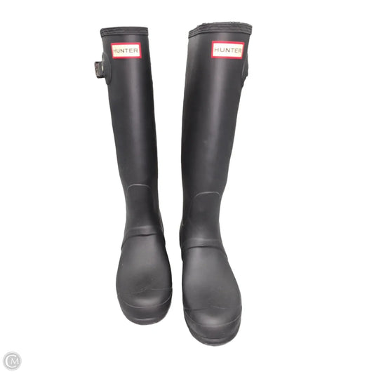 Boots Rain By Hunter In Black, Size: 10