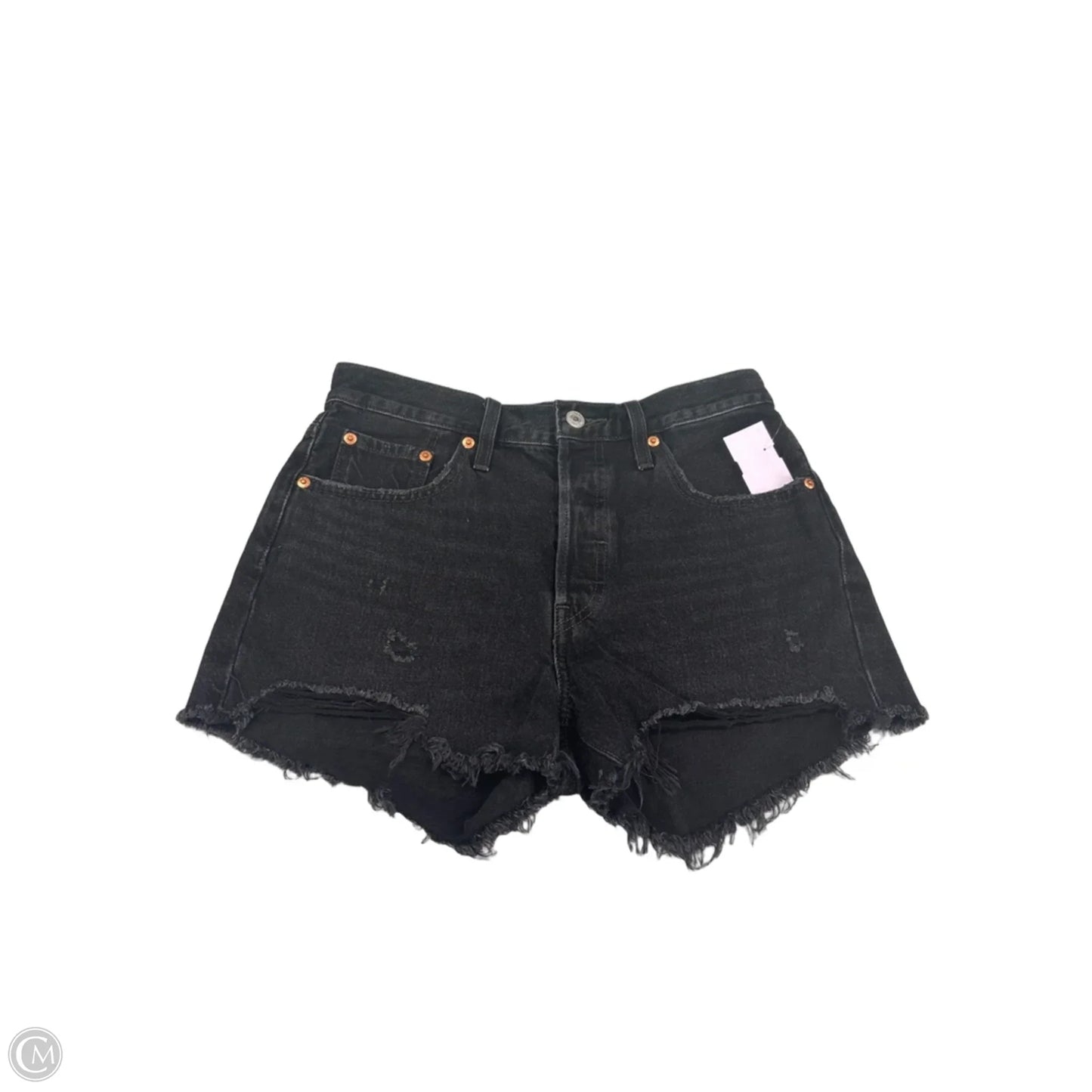 Shorts By Levis In Black Denim, Size: 6
