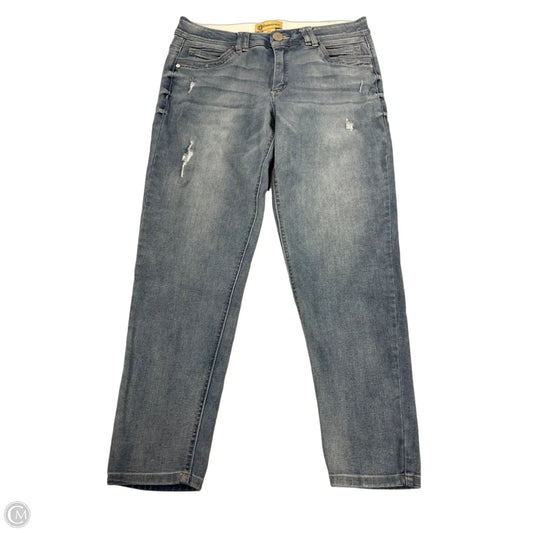 Jeans Straight By Democracy In Blue Denim, Size: 12
