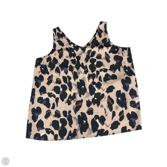 Tank Top By Ekouaer In Black & Brown, Size: Xl