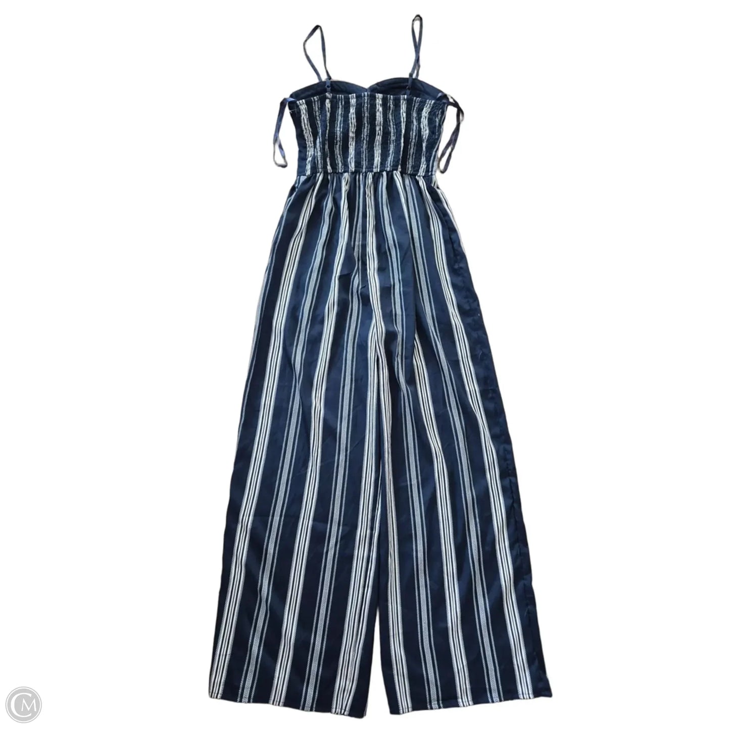Jumpsuit By Band Of Gypsies In Blue & Cream, Size: S