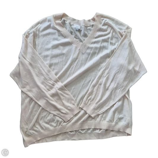 Sweater By A New Day In Cream, Size: 1x