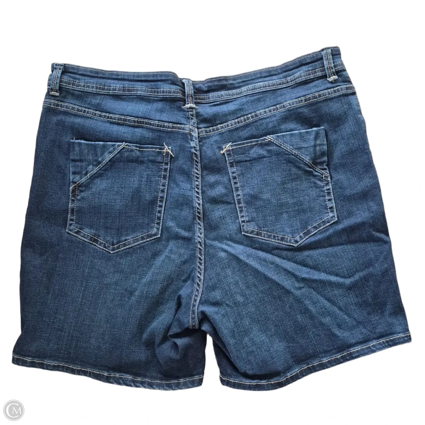 Shorts By Lee In Blue Denim, Size: 18