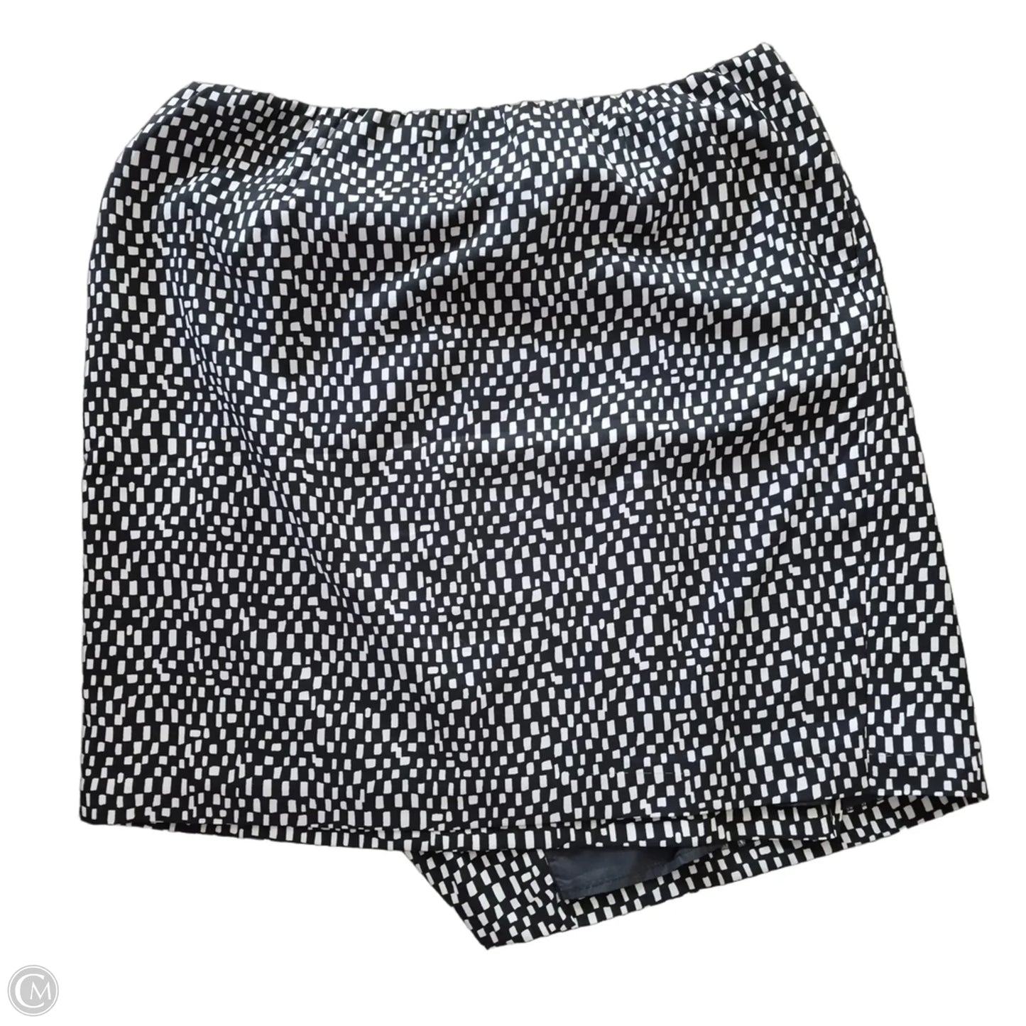 Skirt Mini & Short By Vince Camuto In Black & Cream, Size: 10