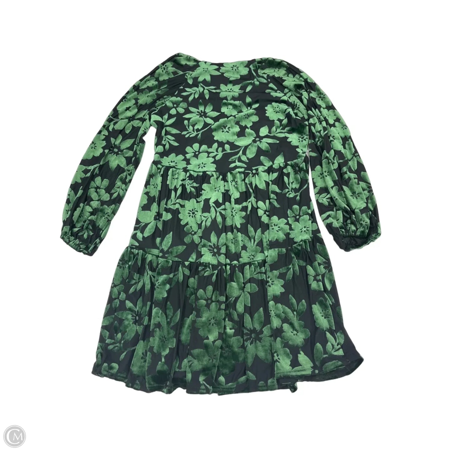 Dress Casual Short By Taylor In Black & Green, Size: 8