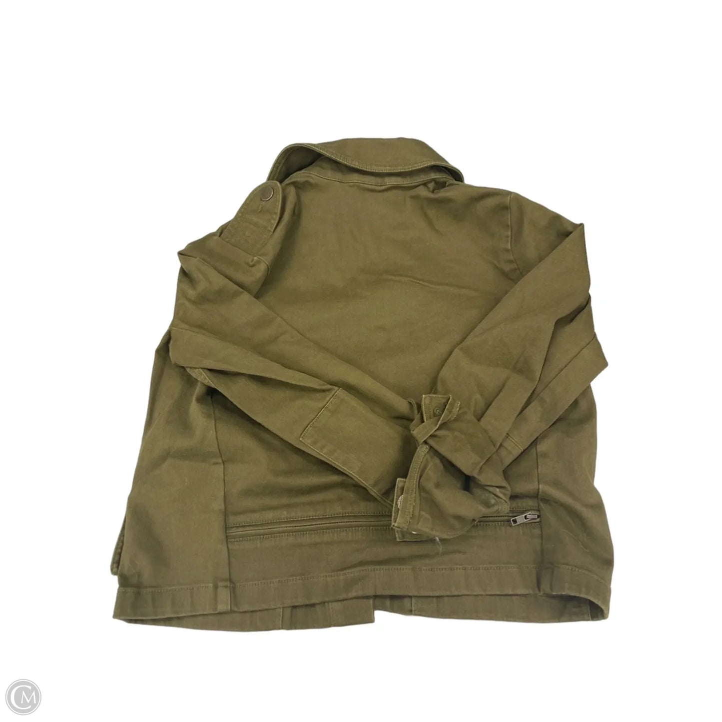 Jacket Denim By Cabi In Green, Size: S